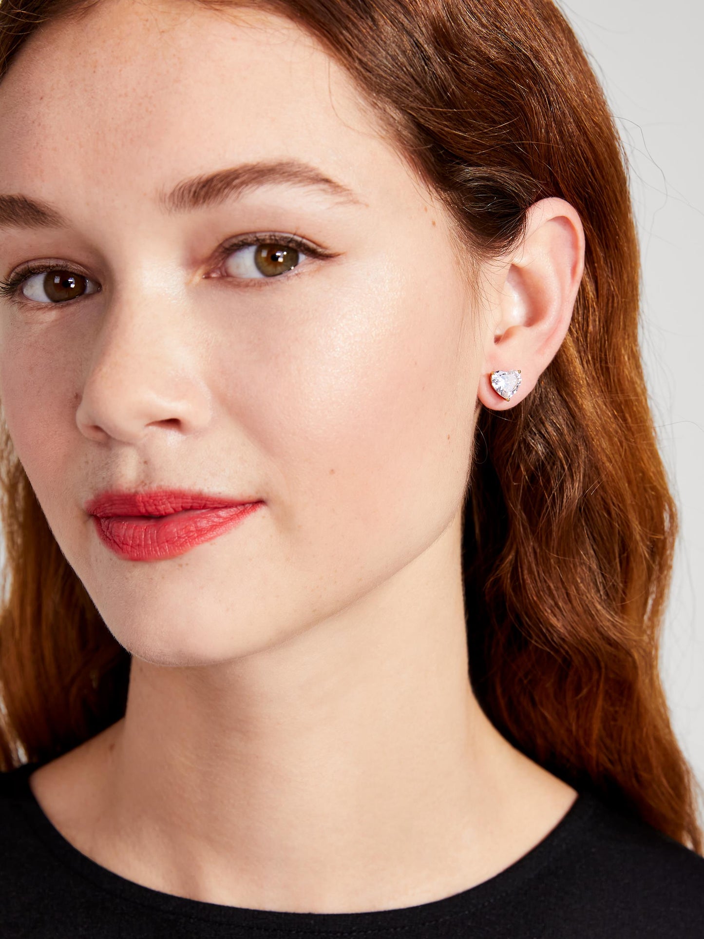 my love heart studs