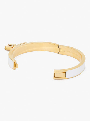 lock and spade charm bangle