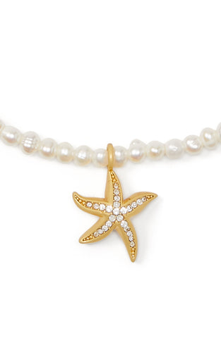 Sea Star Pearl Anklet