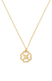 KD299-heritage bloom pendant-Cream/Gold