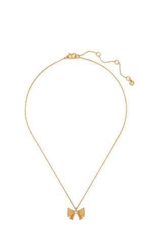 KD970_Wrapped In A Bow Mini Pendant_Clear/Gold