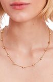 Set In Stone Station Necklace