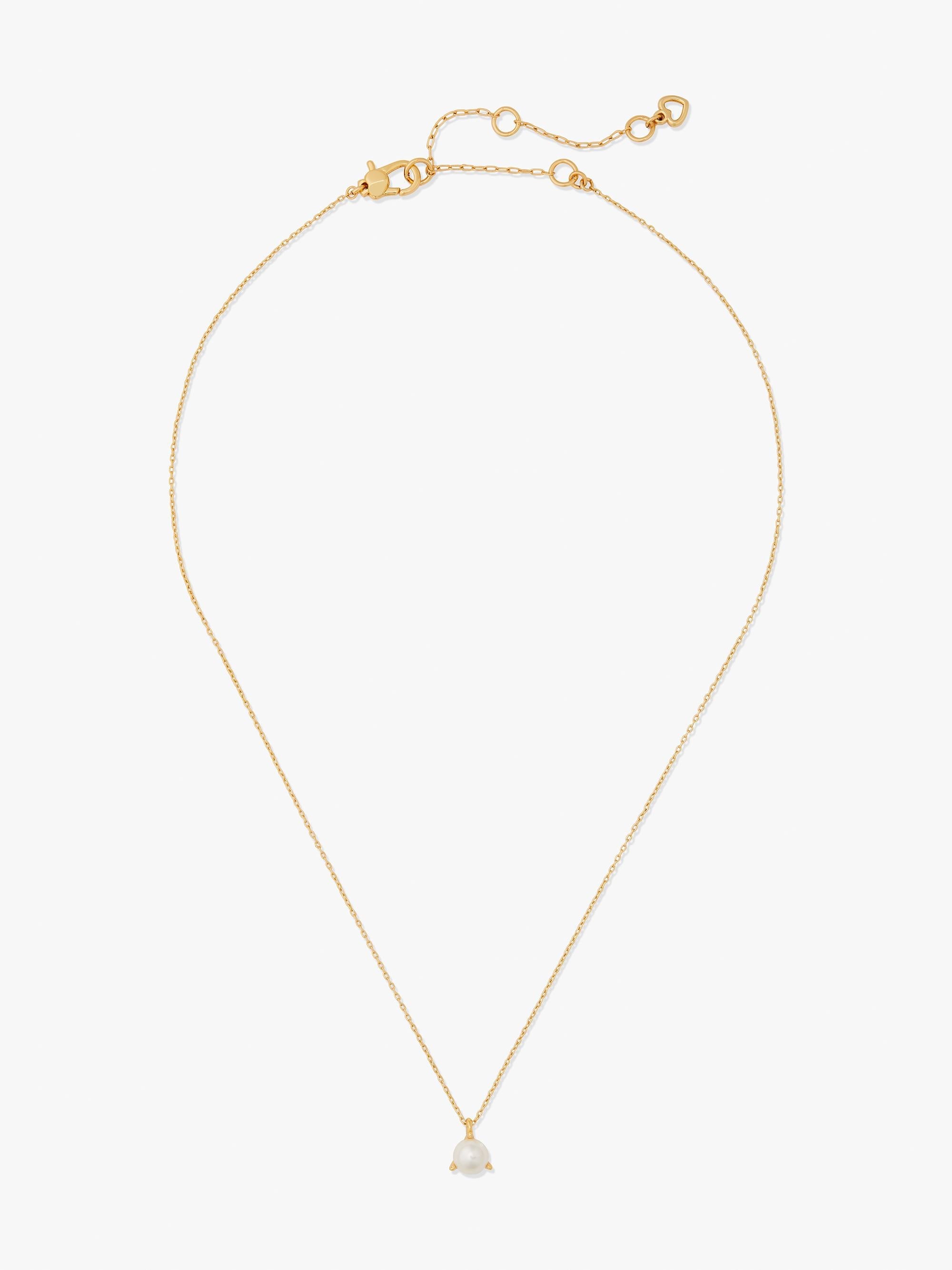 WBR00231-Cream/Gold-brilliant statements tri-prong pendant