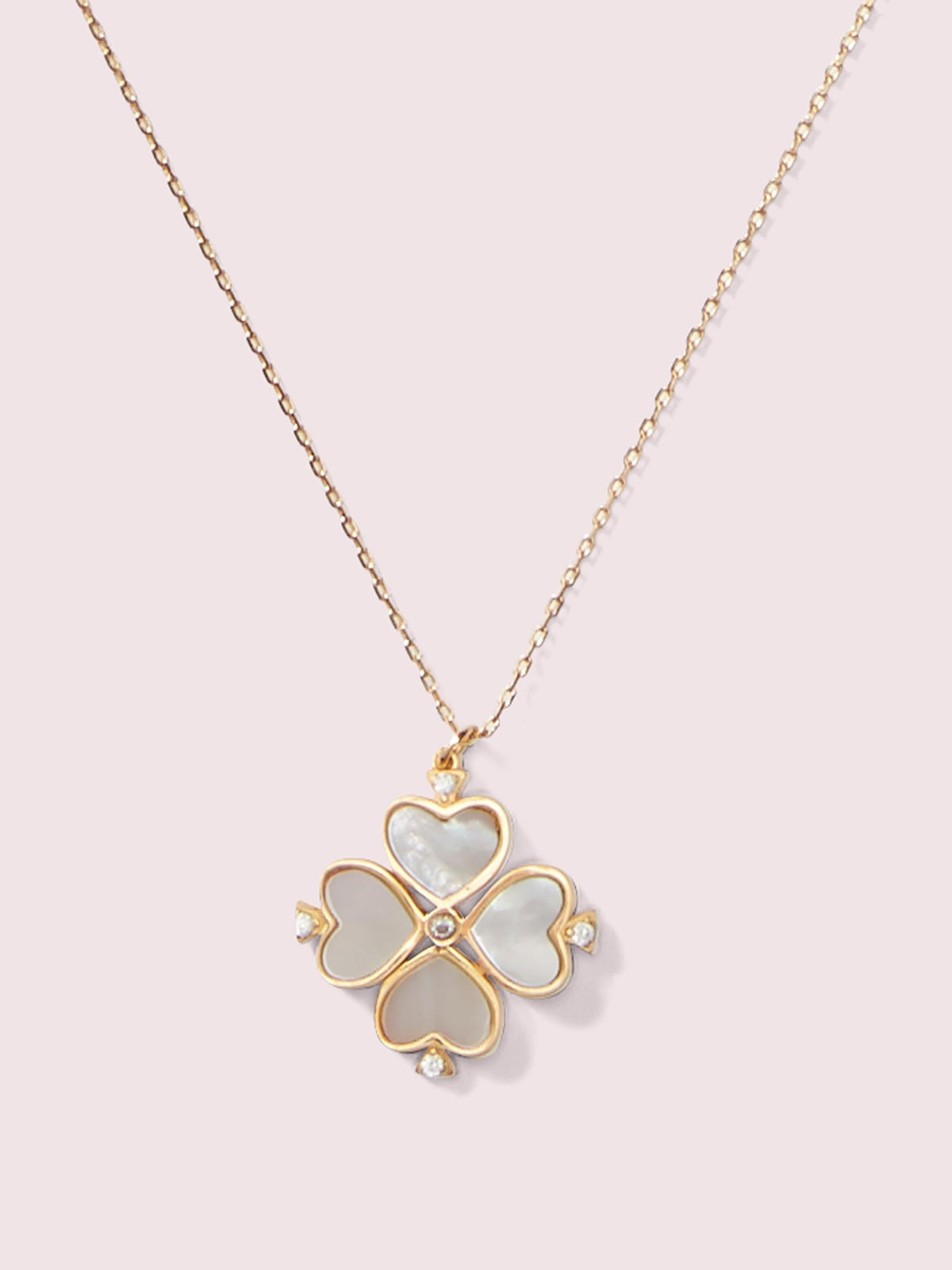 WBRUH492-legacy logo spade flower mini pendant-Creammulti