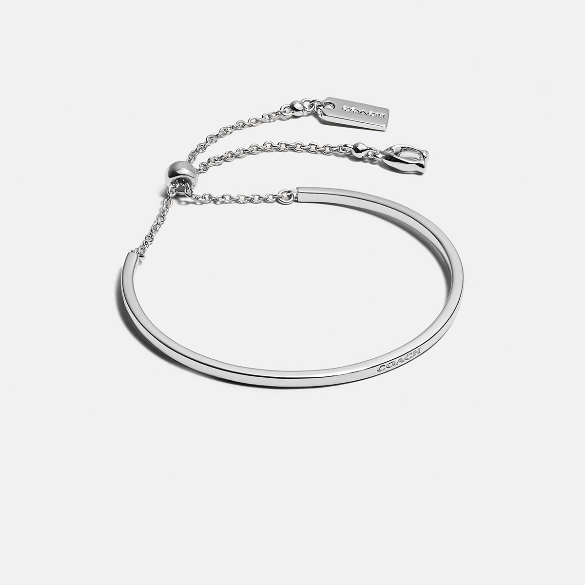 COACH-Signature Slider Bangle-SILVER-C2717