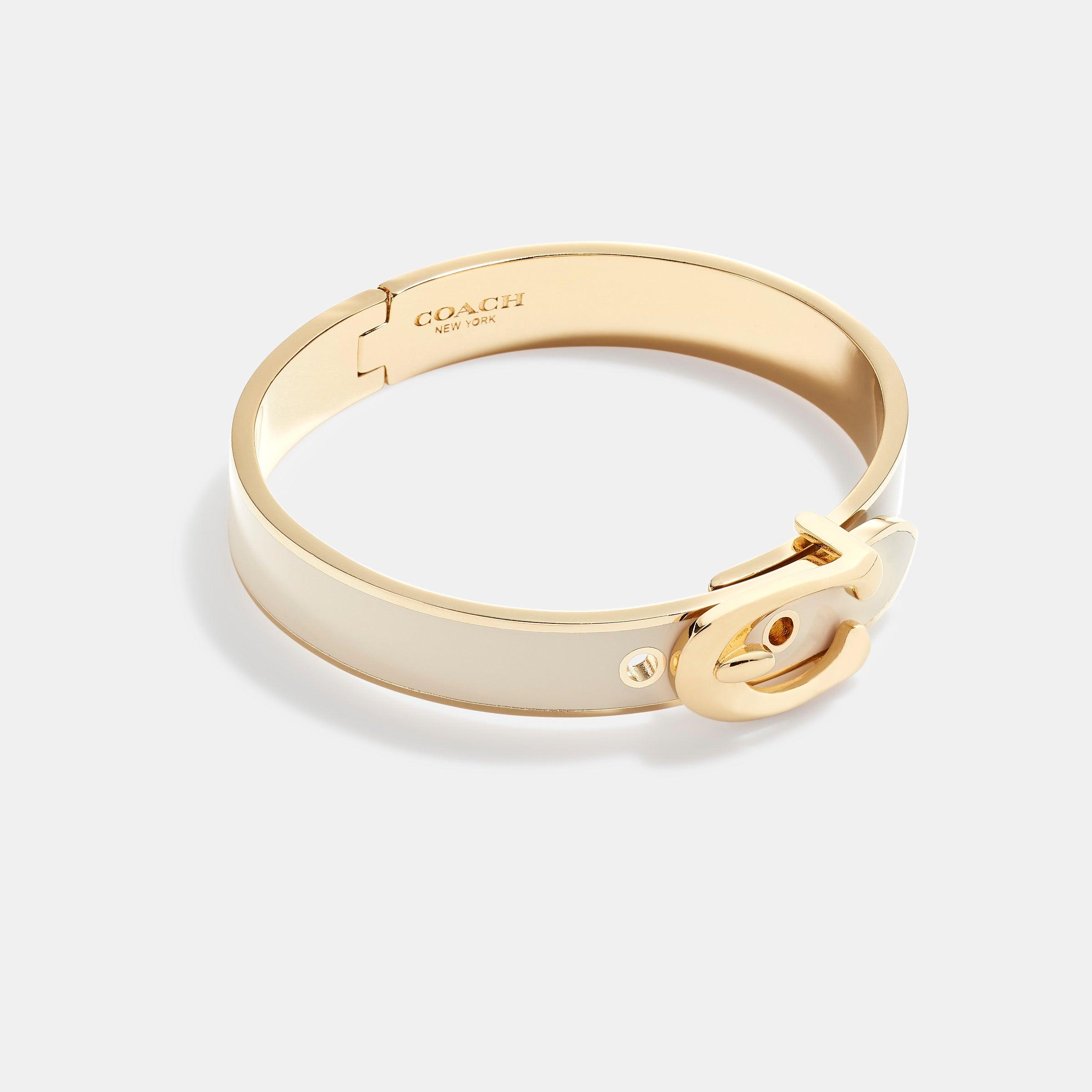 Signature Buckle Bangle - COACH Saudi Arabia Official Site