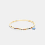 coach-Enanel Hrt Cry Bngl-C9493-Gold/Blue Multicolor